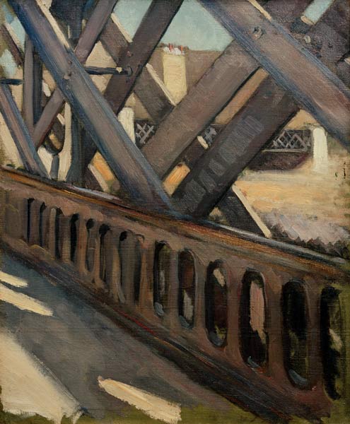 Pont de l'Europe (Studie) von Gustave Caillebotte