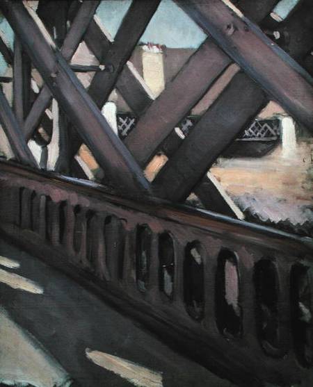 Study of Le Pont de l'Europe von Gustave Caillebotte
