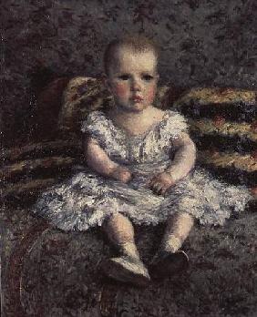 Child on a sofa 1885
