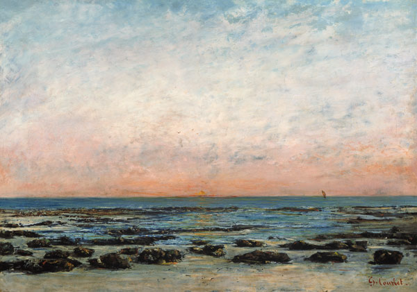 Sonnenuntergang von Gustave Courbet