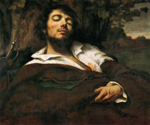Selbstbildnis oder der Verletzte von Gustave Courbet