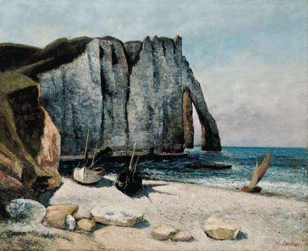 Felsenküste bei Étretat von Gustave Courbet