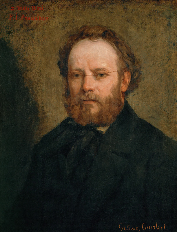 P. J. Proudhon von Gustave Courbet