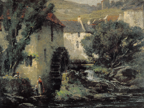 Wassermühle von Gustave Courbet