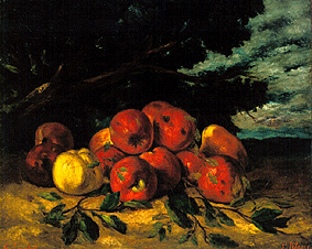 Apfelstilleben von Gustave Courbet