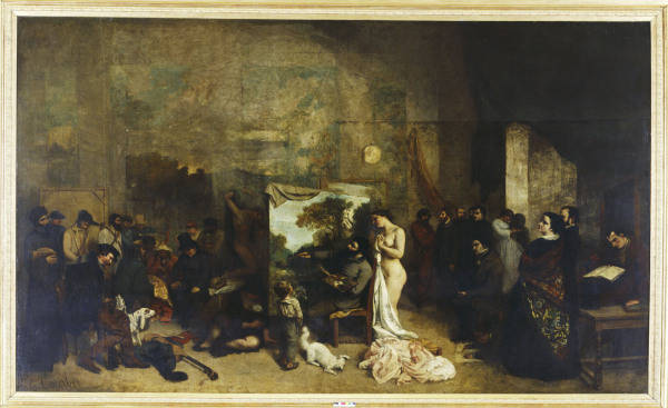Courbet, Das Atelier von Gustave Courbet