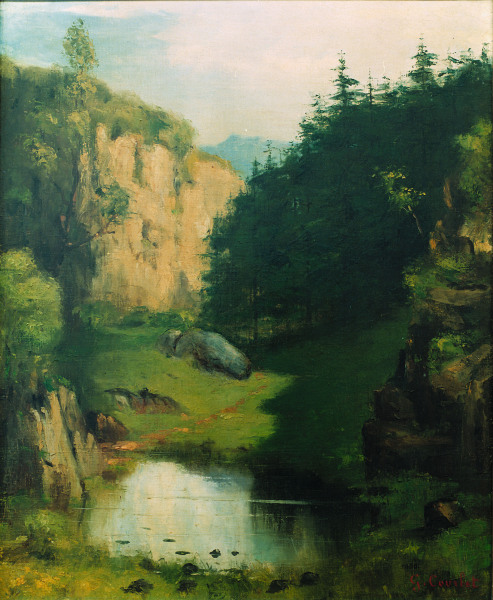 Der Weiher von Gustave Courbet