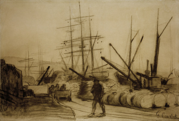 G.Courbet, Der Hafen von Ostende von Gustave Courbet