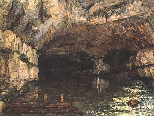 Die Grotte der Loue von Gustave Courbet