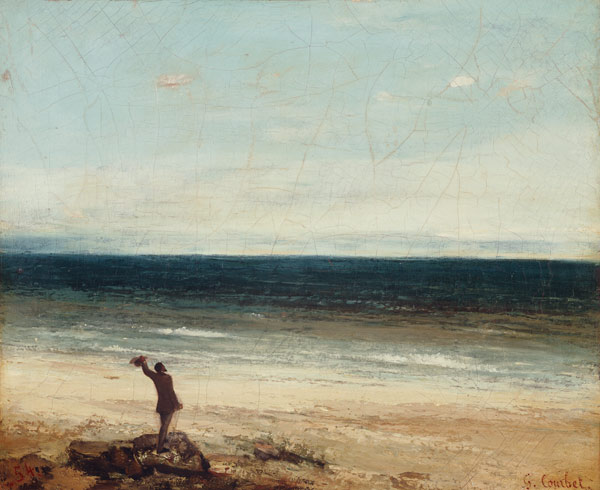 Die Küste bei Palavas. von Gustave Courbet
