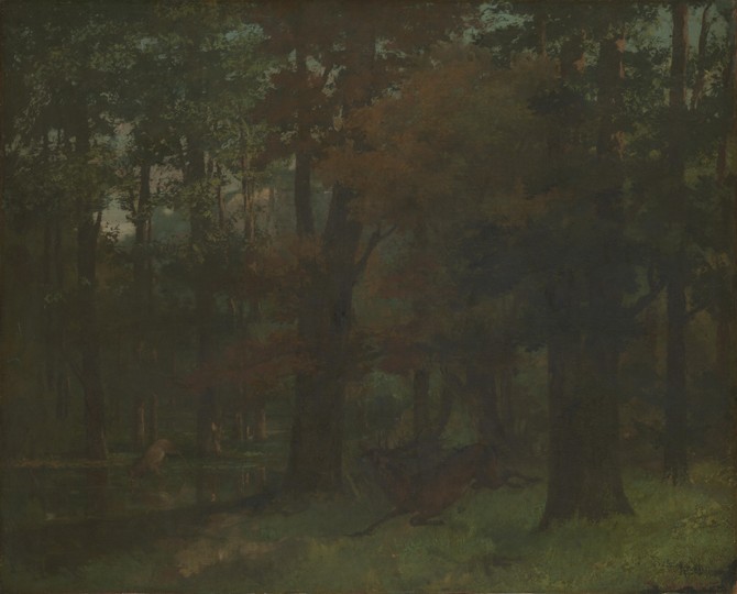 Im Wald von Gustave Courbet