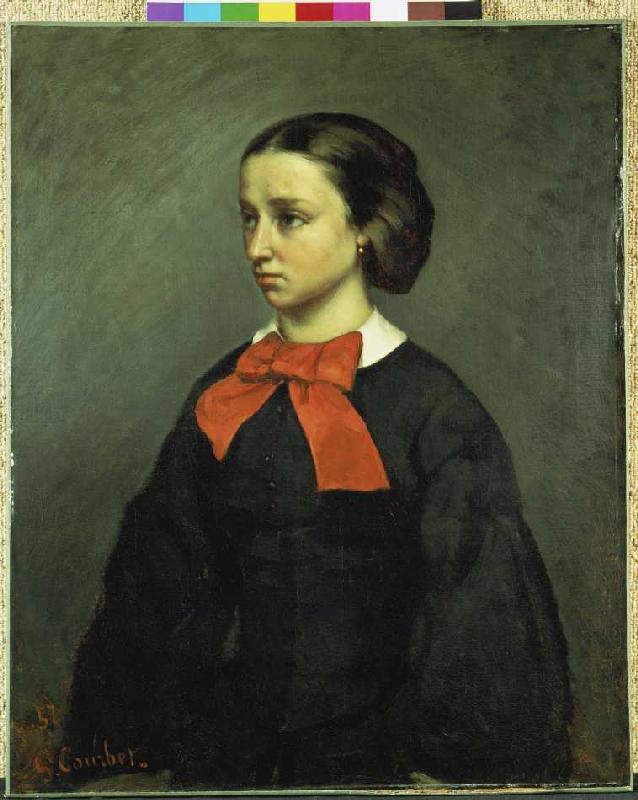 Portrait der Mademoiselle Jacquet. von Gustave Courbet