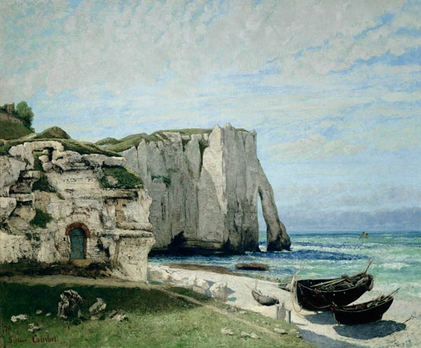 Steilküste Étretat von Gustave Courbet