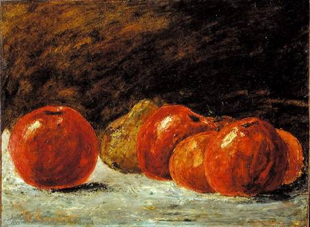 Still Life with Apples von Gustave Courbet