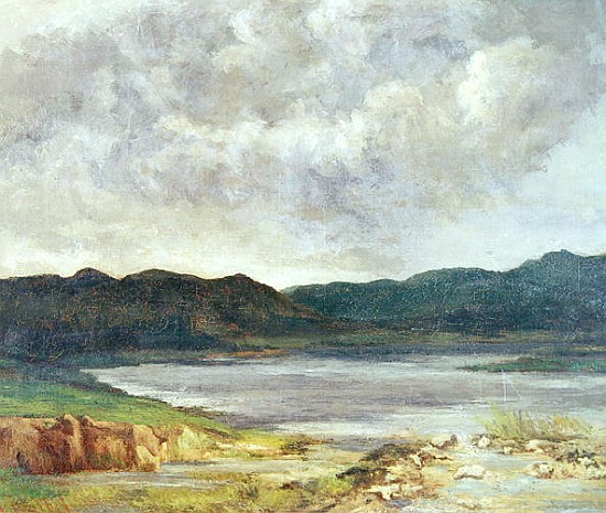 The Black Lake von Gustave Courbet