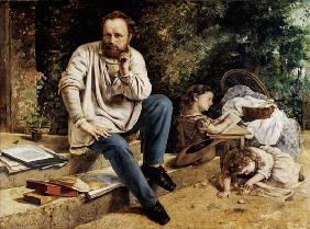 Portrait de Pierre Joseph Proudhon 1865