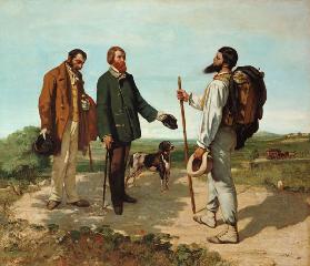 Die Begegnung (oder: Bonjour Monsieur Courbet) 1854