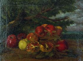 Äpfel,  Granatäpfel,  Birnen