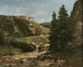 Landscape near Ornans c.1858