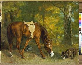 Pferd im Walde 1863