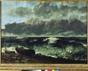 Stürmische See (oder Die Welle) 1870