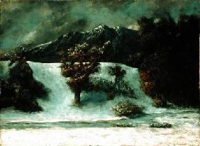Winter Landscape With The Dents Du Midi 1876