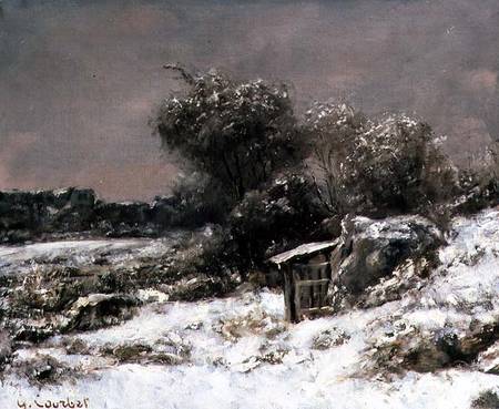 Winter Scene von Gustave Courbet
