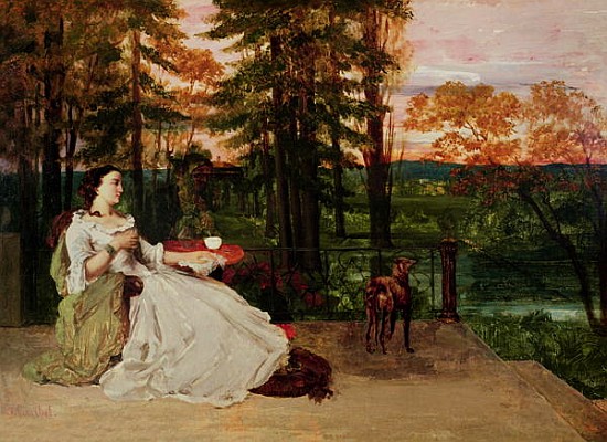 Woman of Frankfurt von Gustave Courbet