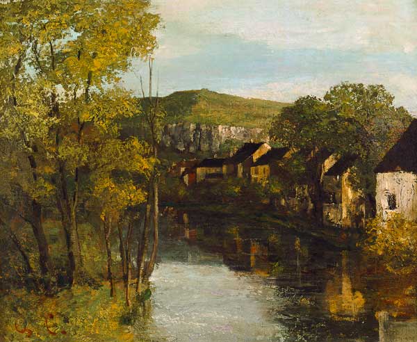 The Reflection of Ornans von Gustave Courbet