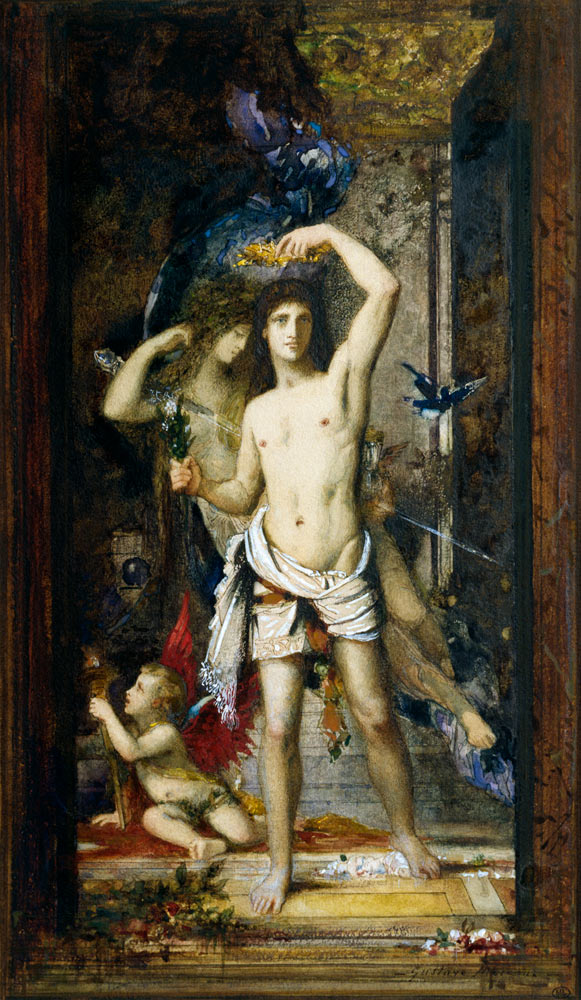 G.Moreau, Le jeune homme et la mort von Gustave Moreau
