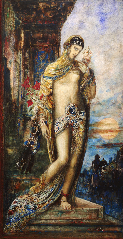 Le Cantique des Cantiques. von Gustave Moreau