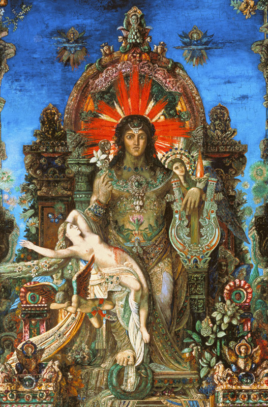 Zeus und Semele von Gustave Moreau