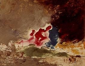 Abstrakte Ölstudie von Gustave Moreau