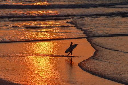 Der Sunset Surfer
