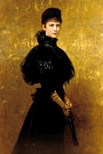 Portrait der Kaiserin Elisabeth von Österreich von Gyula Benczúr