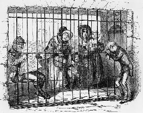 Kit in Jail, illustration from ''The Old Curiosity Shop'' Charles Dickens