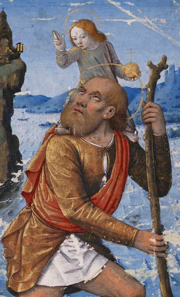 Heiliger Christophorus Um 1490-15