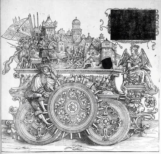 Scene from Maximilian''s Triumphal Procession, c.1516-18 von Hans Burgkmair