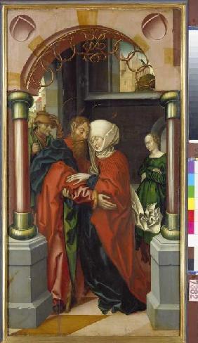 Die Begegnung von Joachim und Anna an der goldenen Pforte 1512