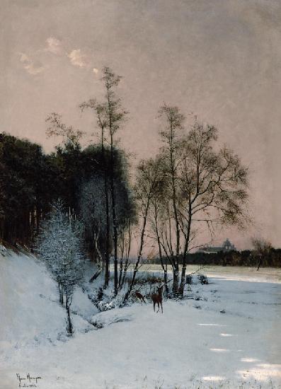A Winter View in Posen 1887