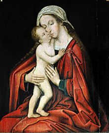 Madonna mit Kind von Hans Holbein der Ältere