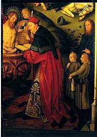Basilikatafel San Paolo fuori le mura. Holbein und seine Söhne, Taufe Saul
