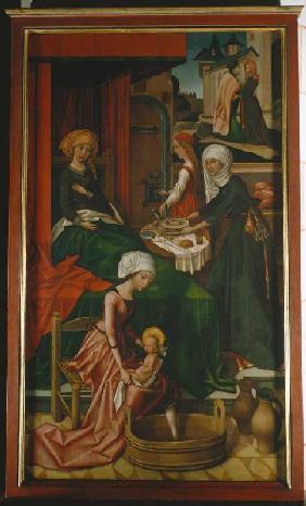 Mariae Geburt. Weingartner Altar im Dom zu Augsburg