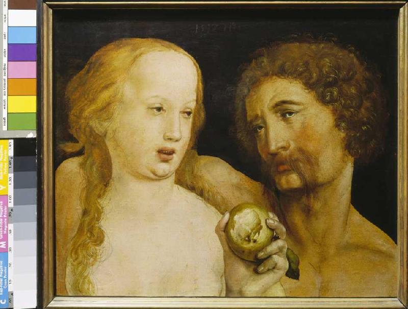 Adam und Eva. von Hans Holbein der Jüngere