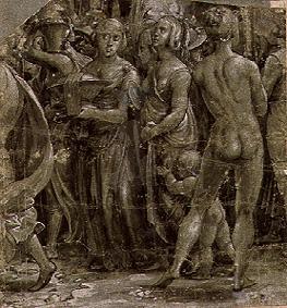 Antikes Opfer von Hans Holbein der Jüngere