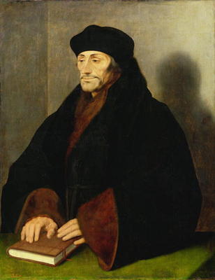Erasmus of Rotterdam (oil on canvas) von Hans Holbein der Jüngere
