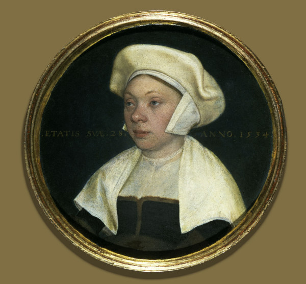 H.Holbein d.J., Gattin des Hofbedienst. von Hans Holbein der Jüngere