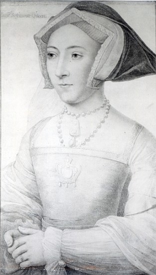 Jane Seymour, c.1536 (chalk, pen & ink) von Hans Holbein der Jüngere