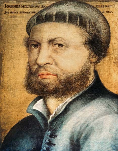 Selbf-portrait von Hans Holbein der Jüngere