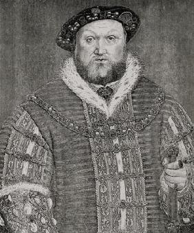 Henry VIII (1491-1547) (engraving) 1902